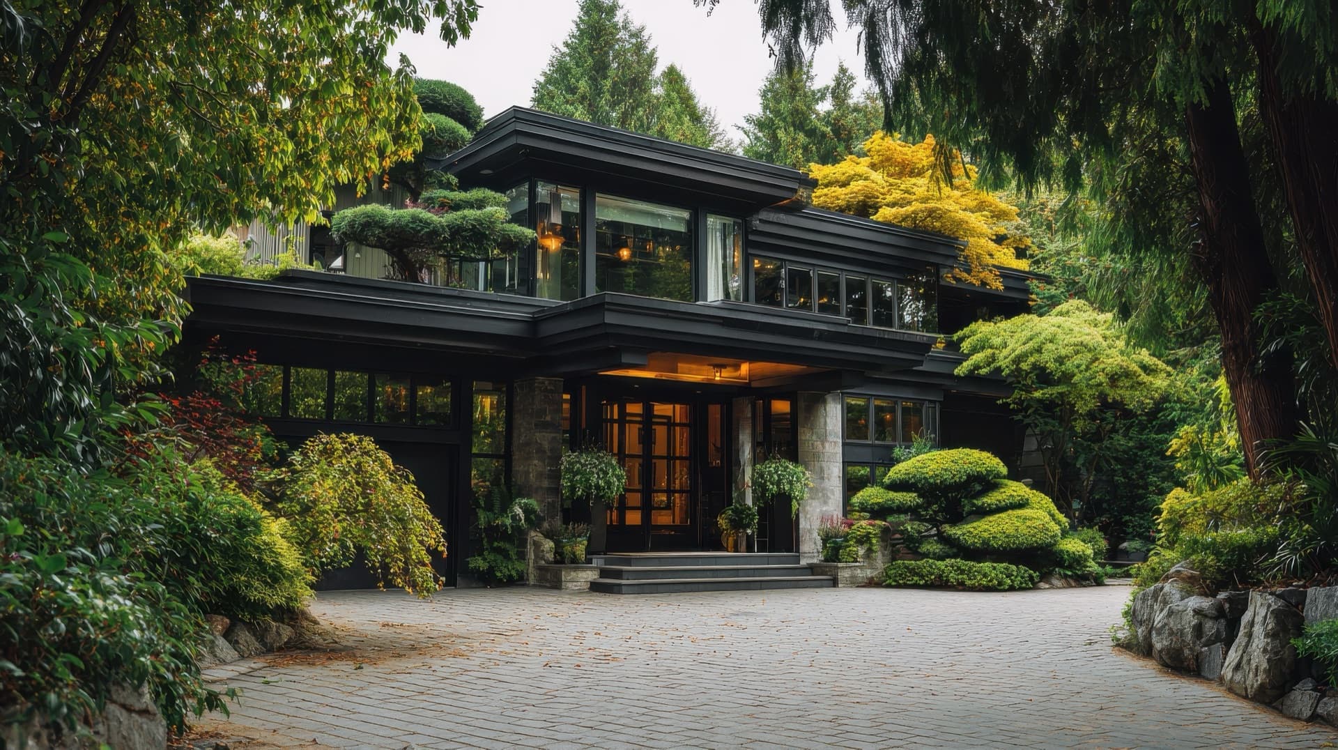 Beautifully maintained home exterior